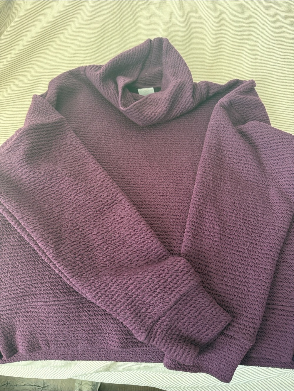 CALIA by Carrie Underwood Women's Pullover Sweatshirts in Plum and White